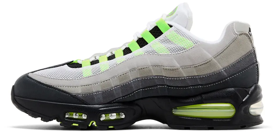 NIKE AIR MAX 95 OG BIG BUBBLE BLACK NEON MEN'S - Image 3