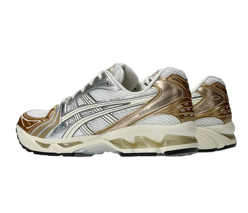 Asics Gel-Kayano 14 Olympic Medal White Cream - Image 3