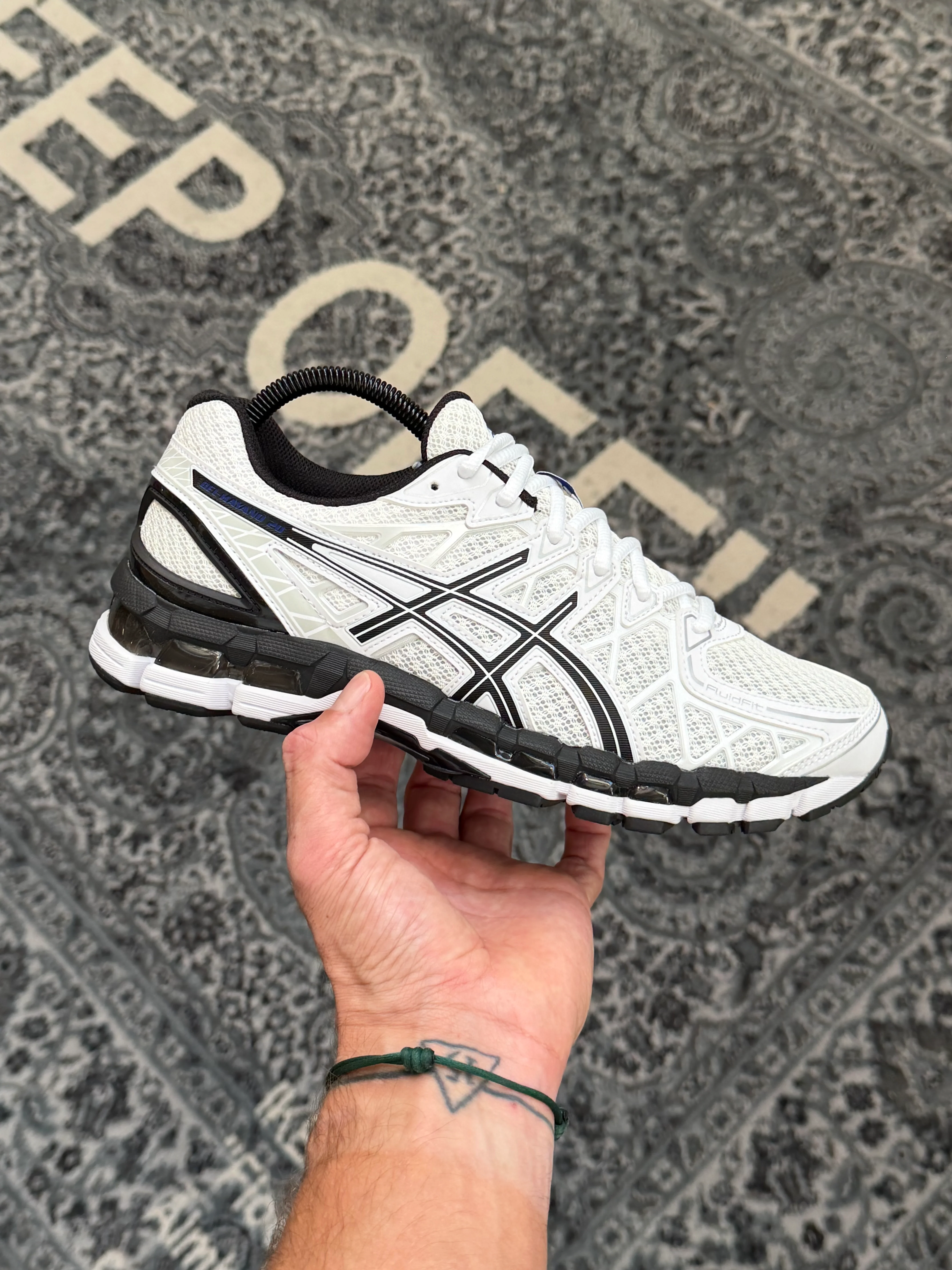 ASICS Gel-Kayano 20 White Black Grey - Image 2