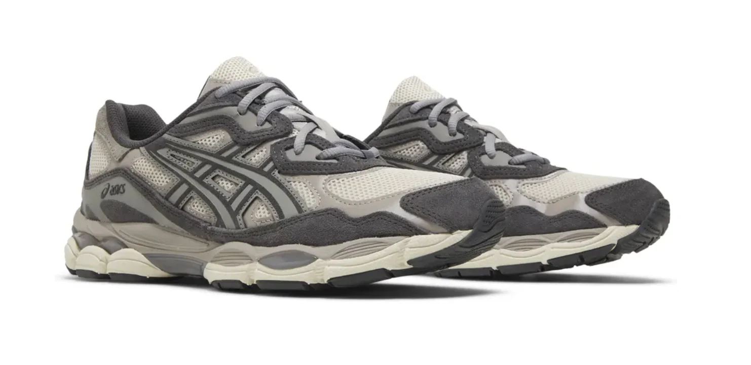ASICS Gel-NYC Oatmeal Obsidian Grey - Image 5