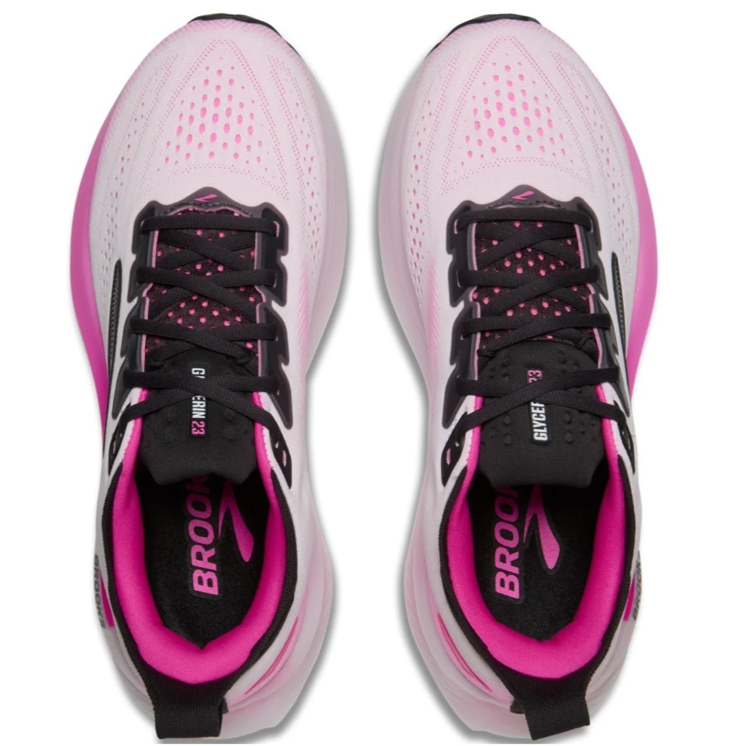 BROOKS GLYCERIN 23 WHITE PHANTOM CYBER PINK WOMEN'S - Image 5