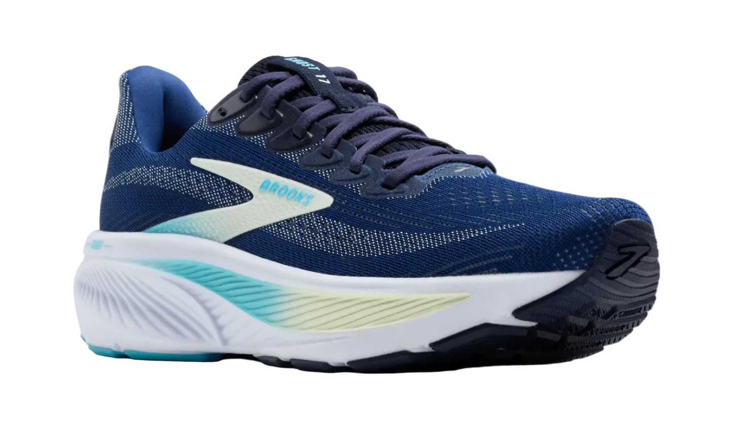 BROOKS GHOST 17 NAVY GREEN TURQUOISE WOMEN'S - Image 3