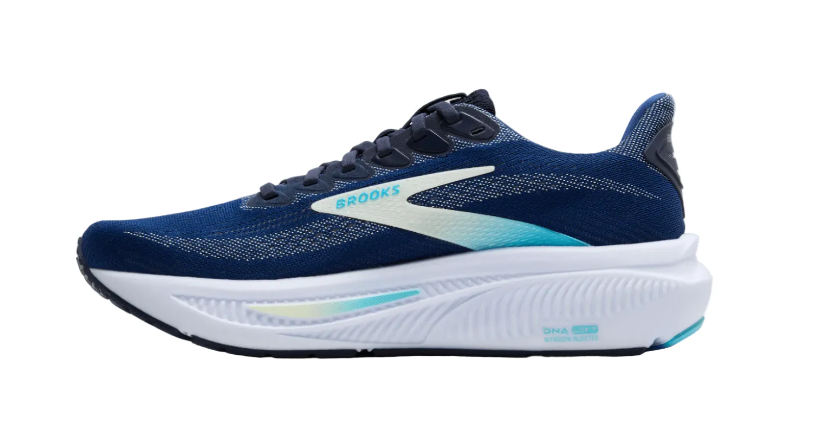 BROOKS GHOST 17 NAVY GREEN TURQUOISE WOMEN'S - Image 4