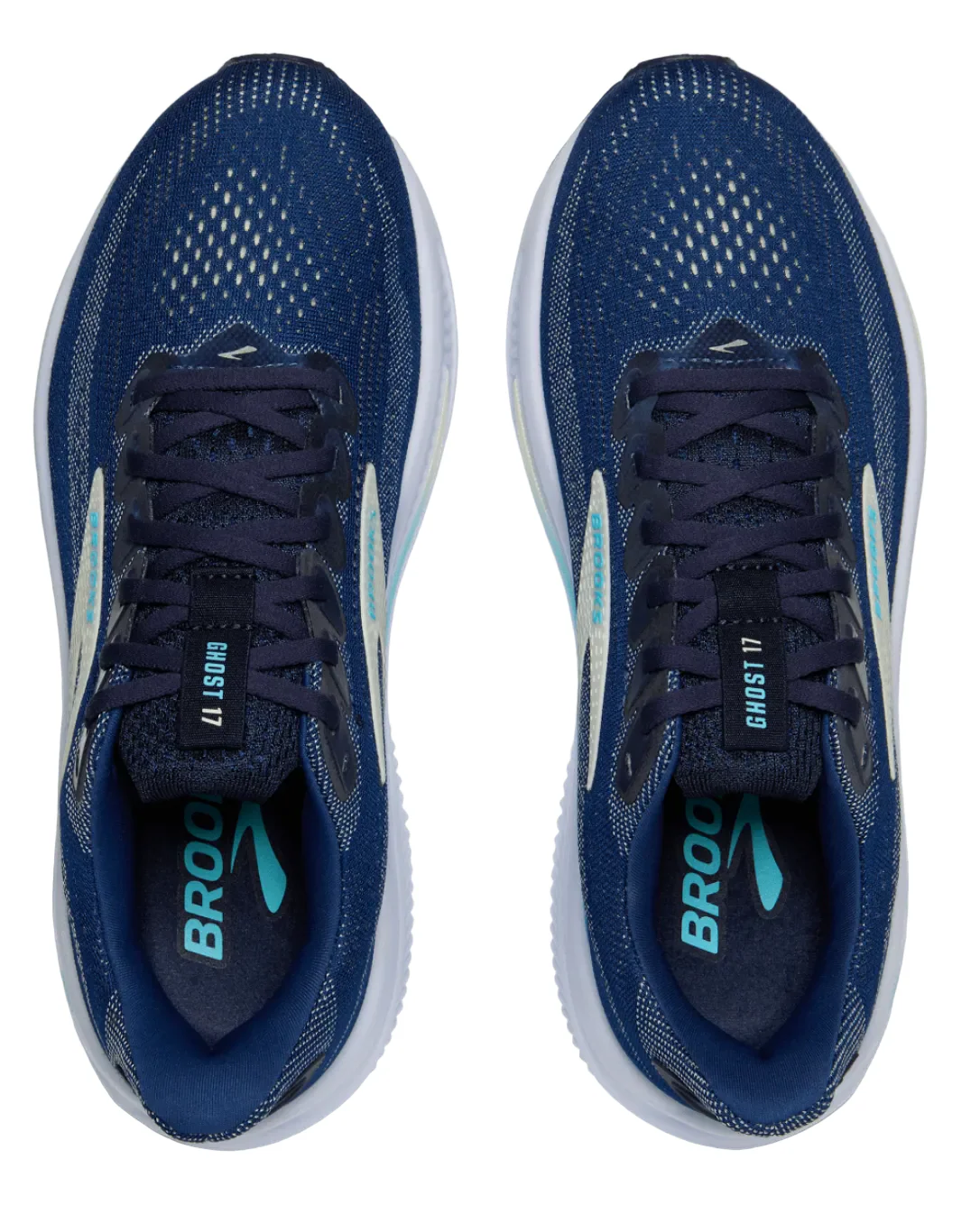 BROOKS GHOST 17 NAVY GREEN TURQUOISE WOMEN'S - Image 6
