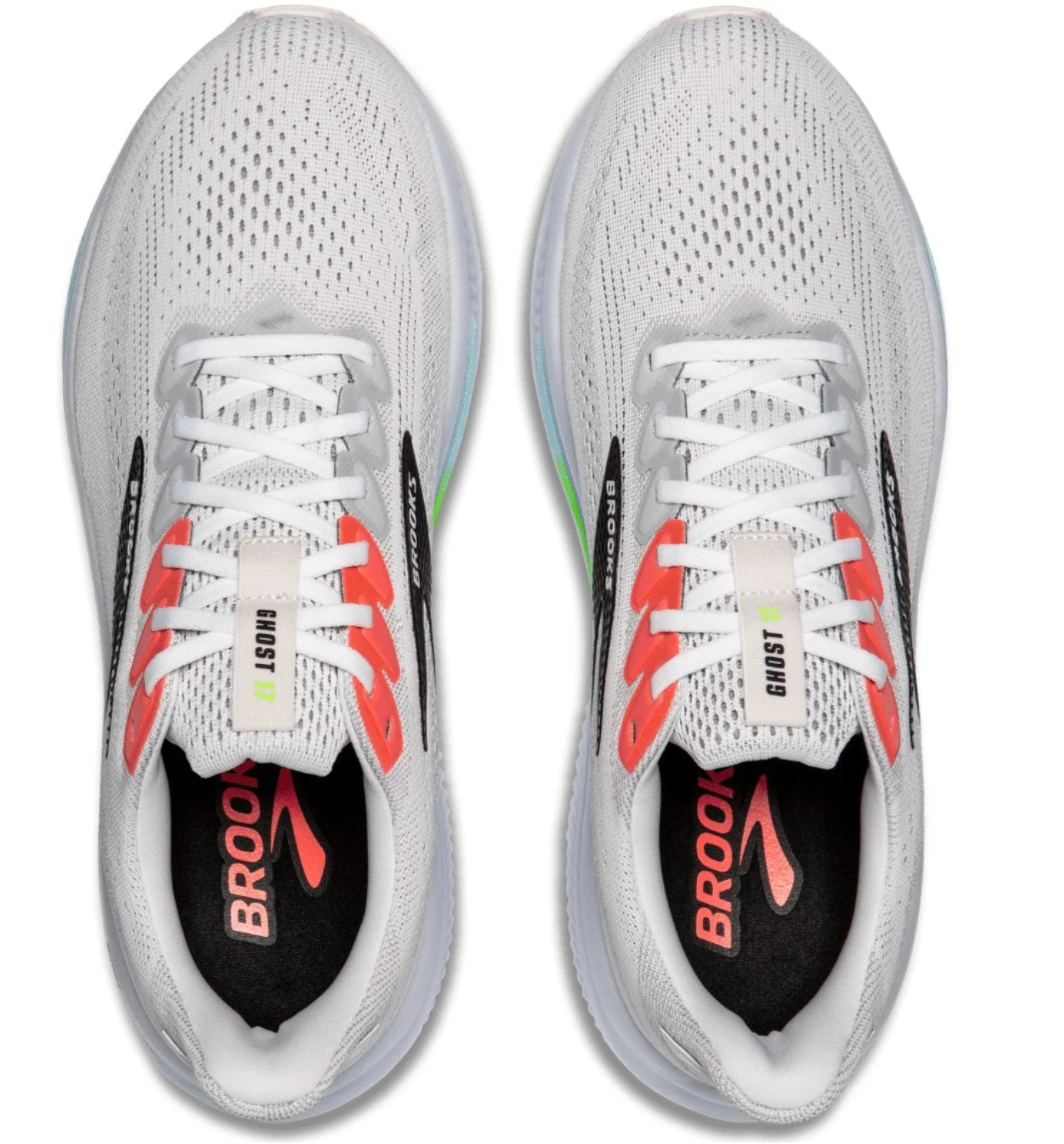 BROOKS GHOST 17 WHITE PINK CLAY GECKO MEN'S - Image 4