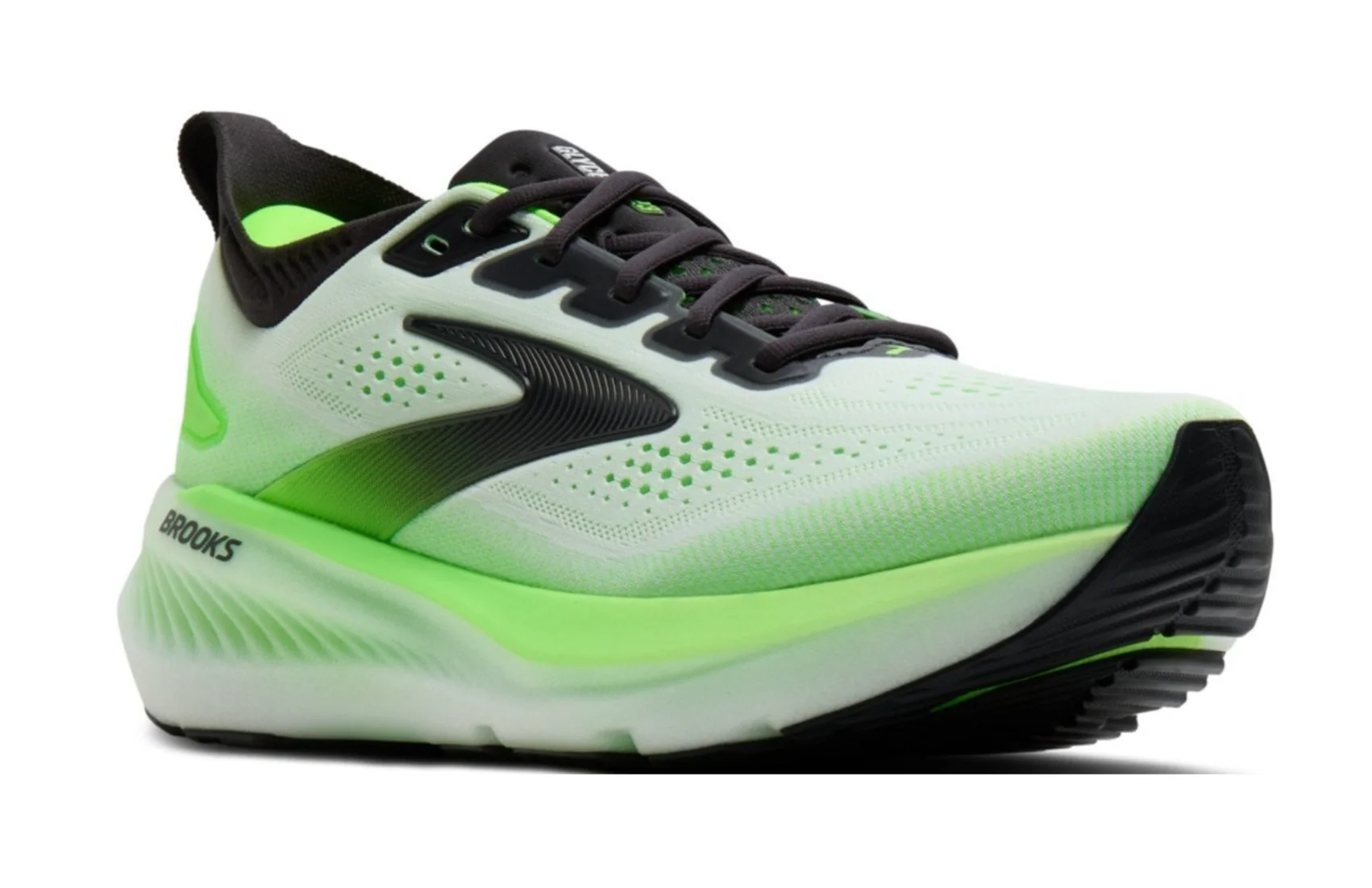 BROOKS GLYCERIN 23 WHITE PHANTOM GREEN GECKO MEN'S - Image 7
