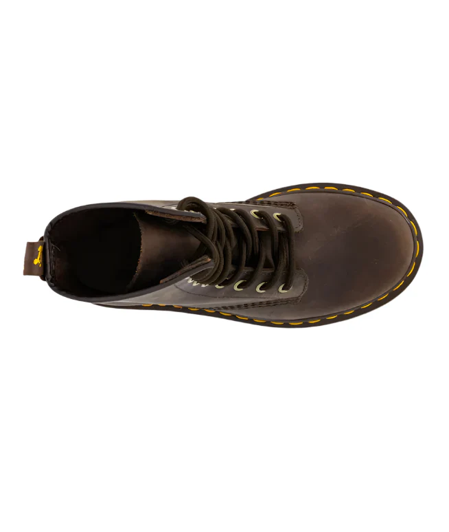 Dr Martens 1460 8 Eye Lace-Up Boot Dark Brown Crazy Horse - Image 6