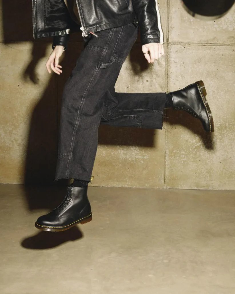 Dr Martens 1460 Nappa Leather Lace-Up Boot Black - Image 4