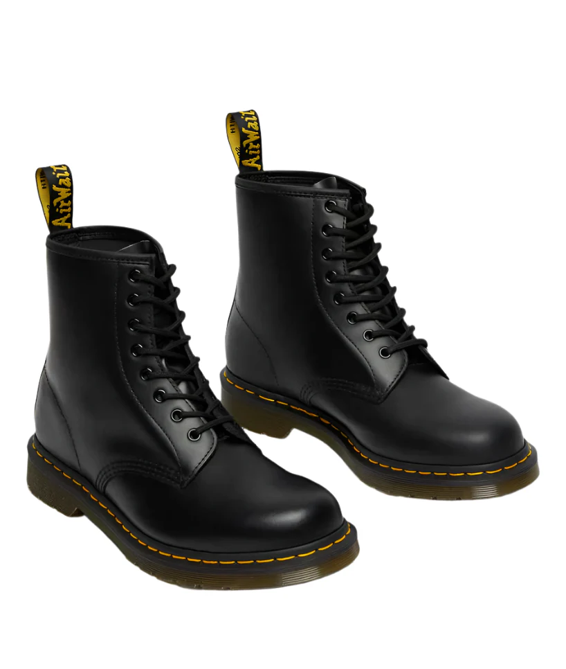 Dr Martens 1460 Smooth Leather Lace-Up Boot Black - Image 3
