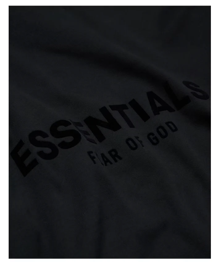 Fear of God Essentials Pullover Chest Logo Hoodie FW22 - Image 3