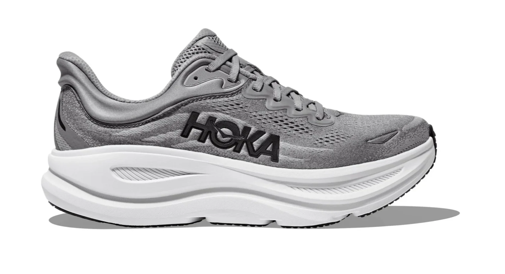 HOKA BONDI 9 GALACTIC GREY STELLAR GREY WIDE MEN'S