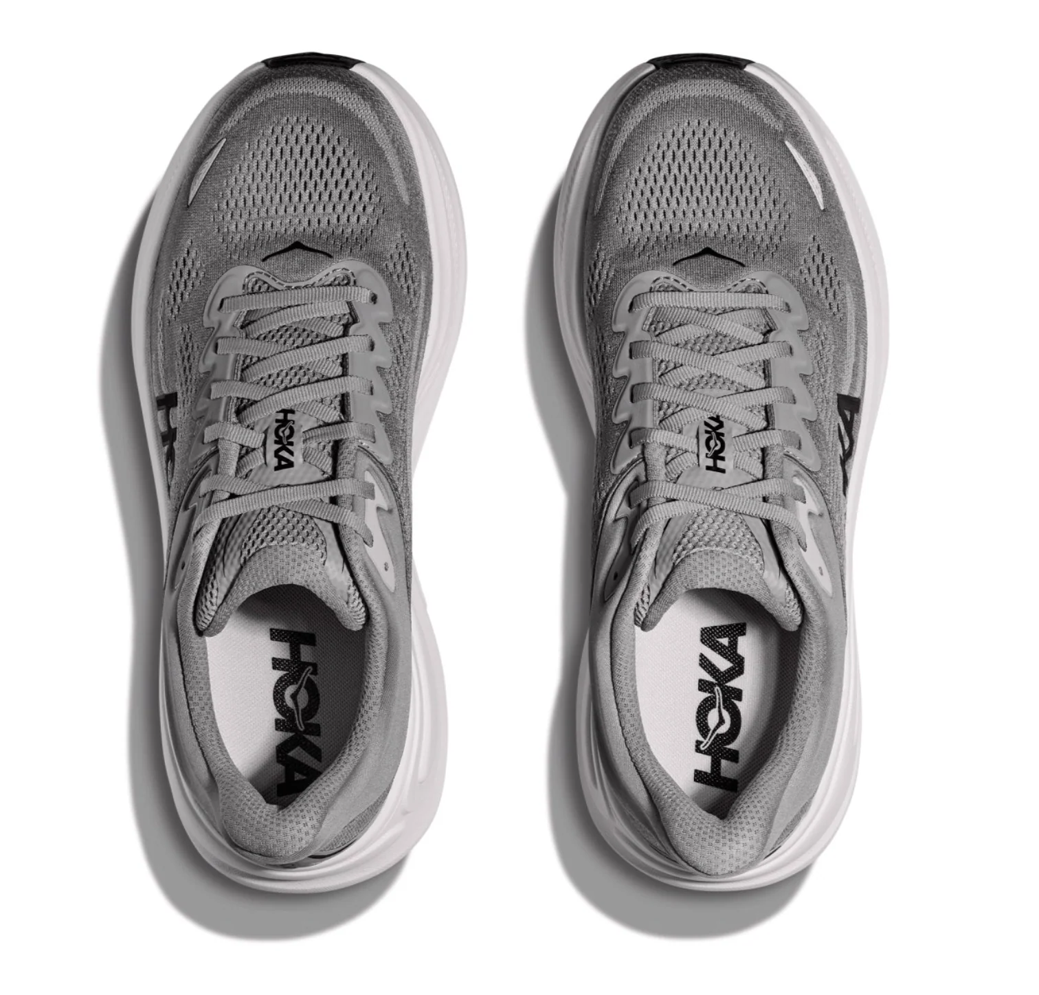 HOKA BONDI 9 GALACTIC GREY STELLAR GREY WIDE MEN'S - Image 4