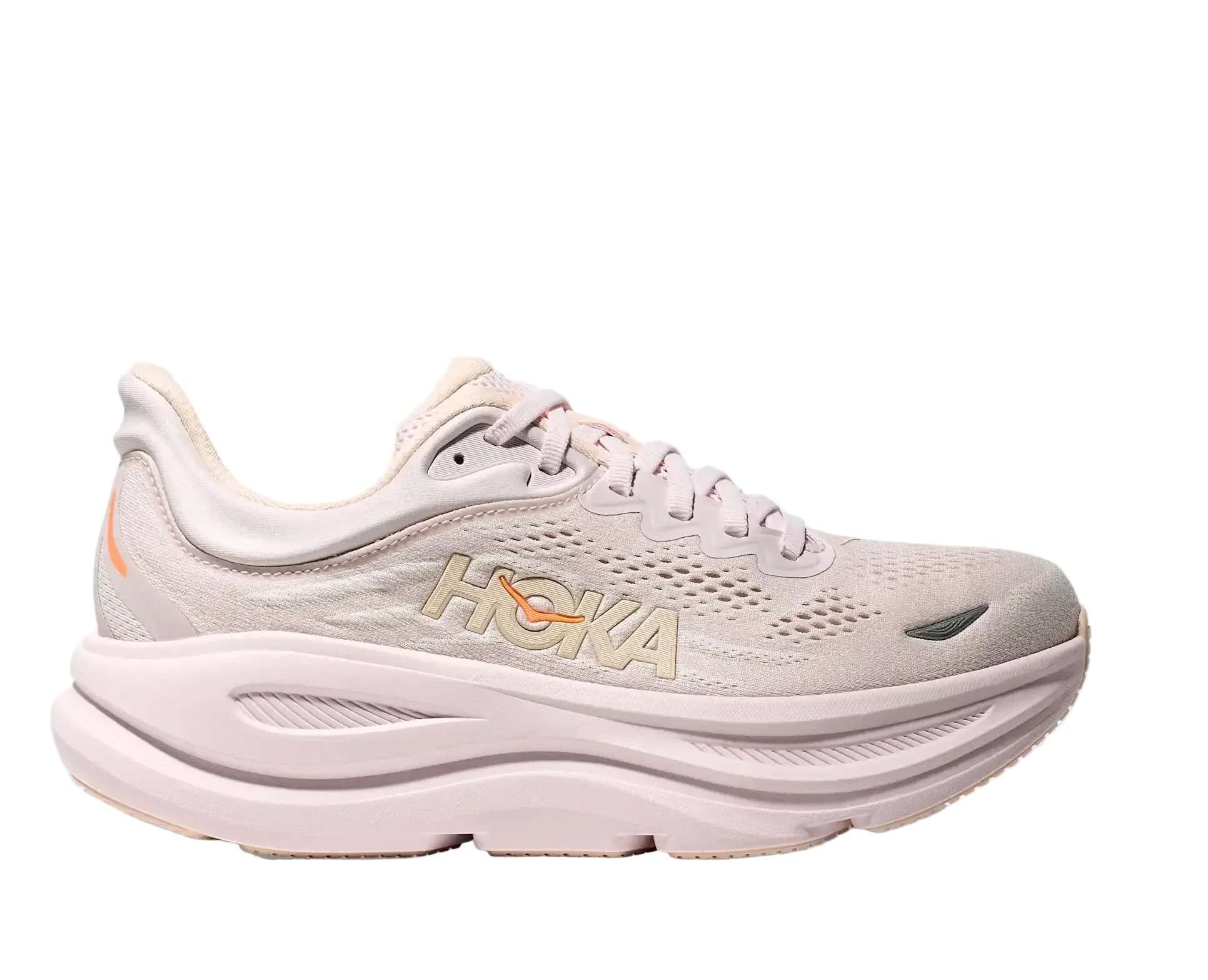 Hoka Bondi 9 Lilac Cream Tangerine Glow Women’s