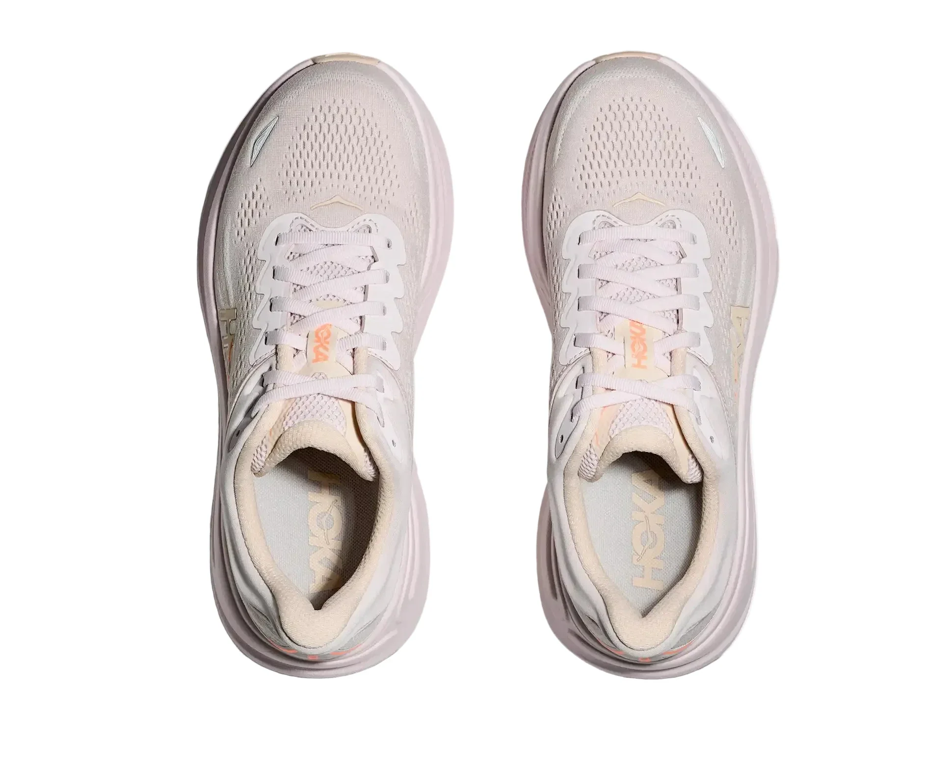 Hoka Bondi 9 Lilac Cream Tangerine Glow Women’s - Image 3