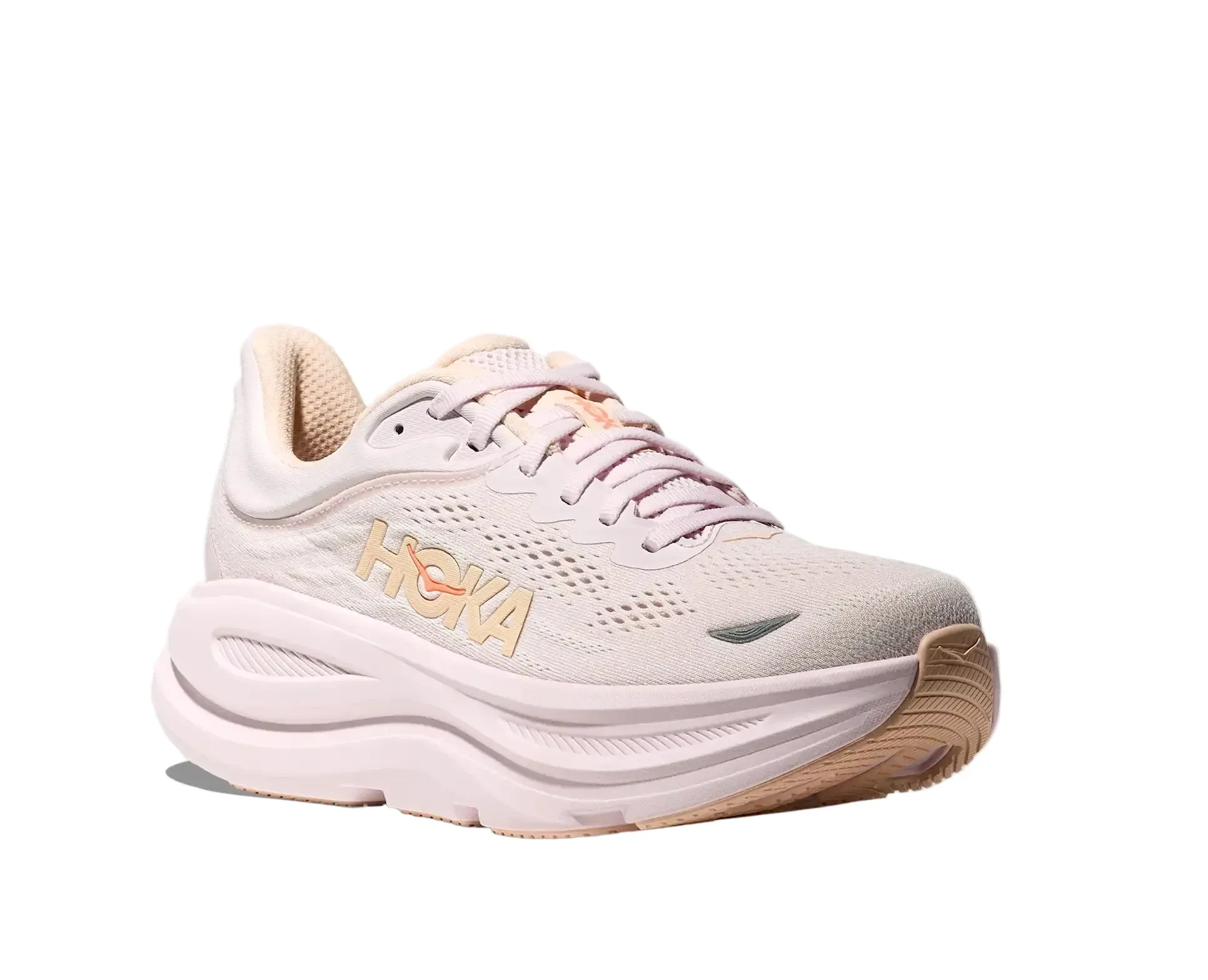 Hoka Bondi 9 Lilac Cream Tangerine Glow Women’s - Image 7