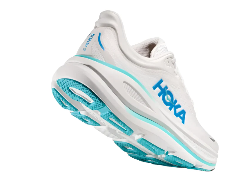 Hoka Bondi 9 White Hoka Blue Men's - Image 4