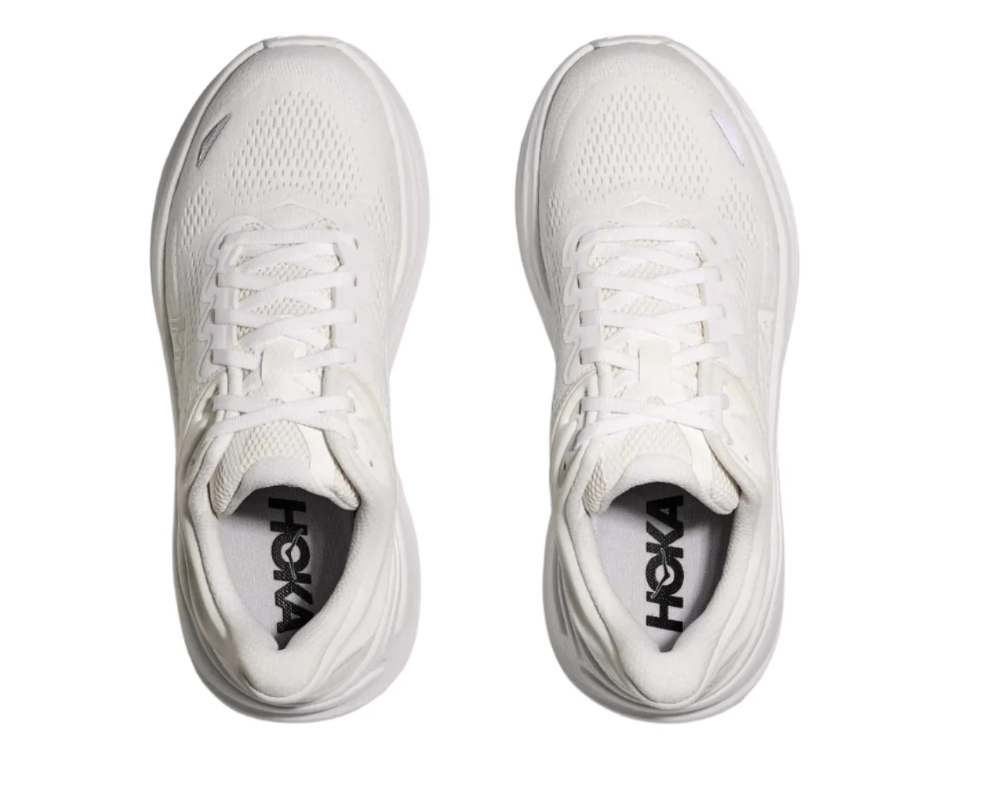 Hoka Bondi 9 White Women's - Image 3