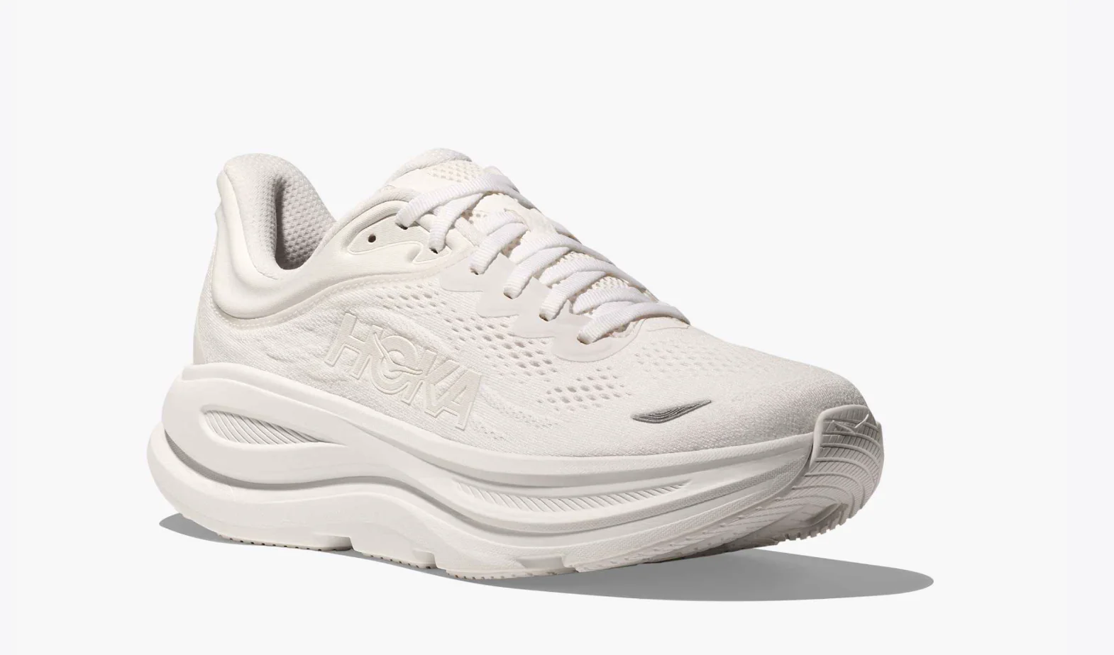 Hoka Bondi 9 White Women's - Image 7