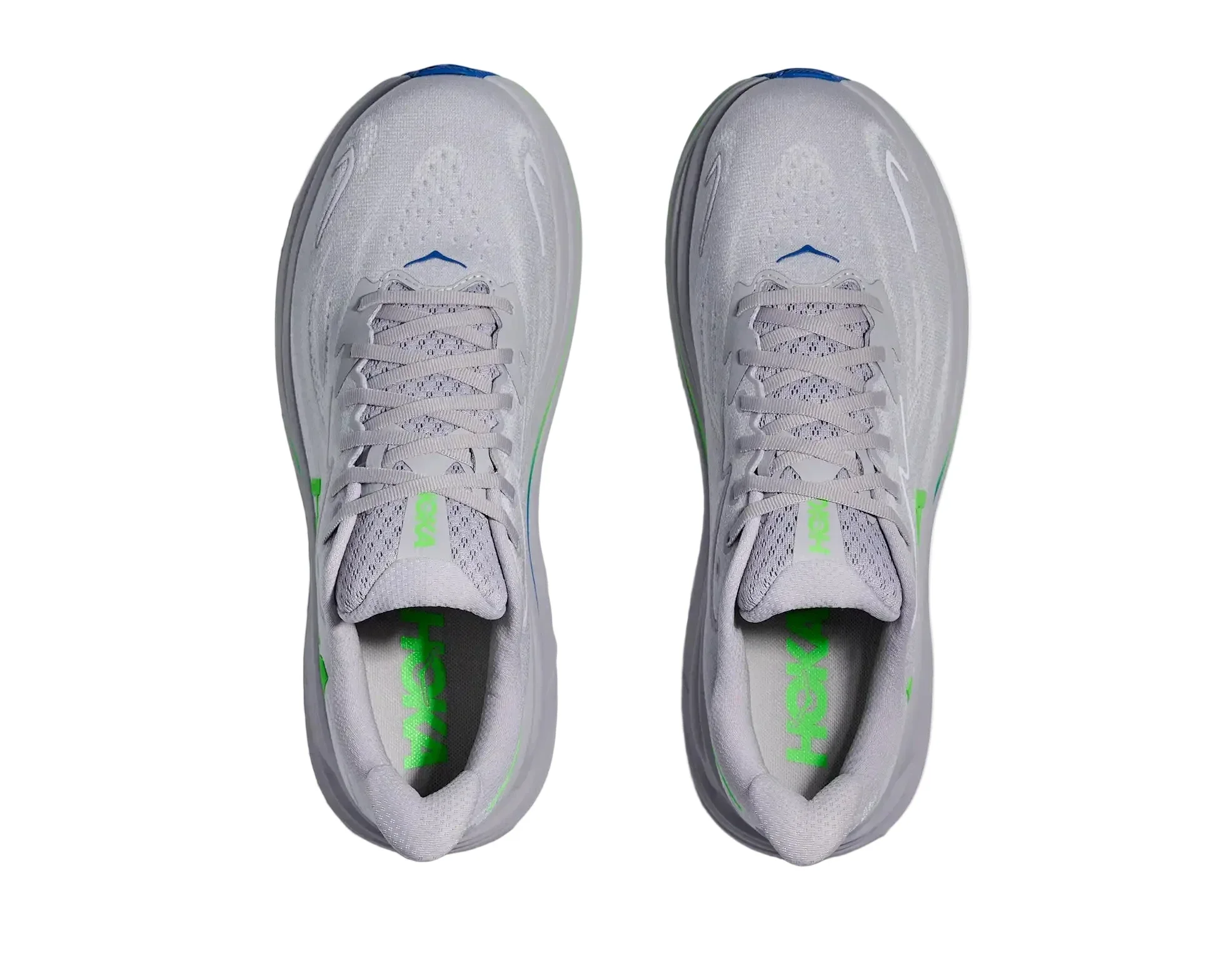 Hoka Clifton 10 Ash Grey Neon Green Men’s - Image 3