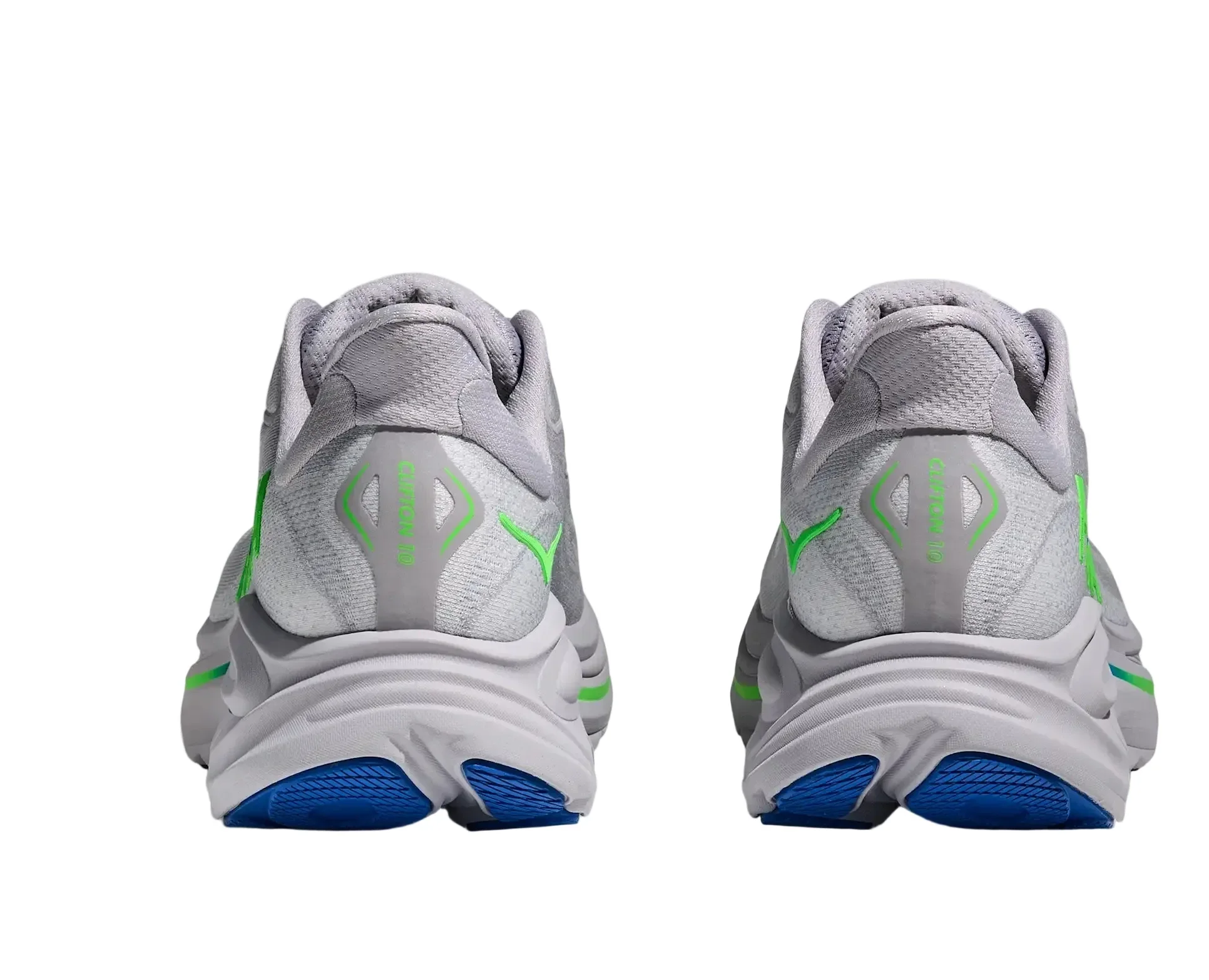 Hoka Clifton 10 Ash Grey Neon Green Men’s - Image 6