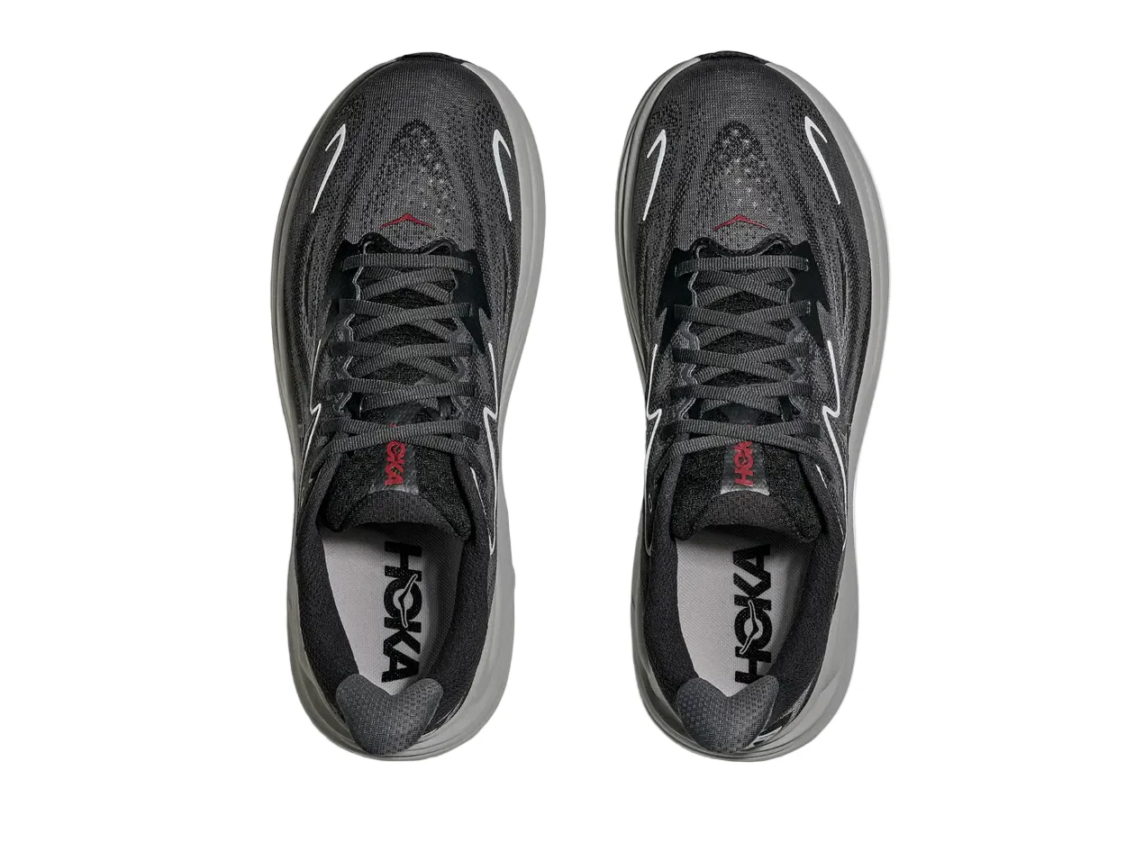 Hoka Clifton 10 Carbon Black Satellite Grey Men’s - Image 3