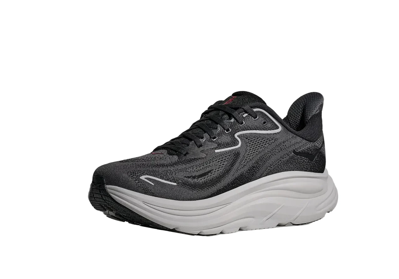 Hoka Clifton 10 Carbon Black Satellite Grey Men’s - Image 4