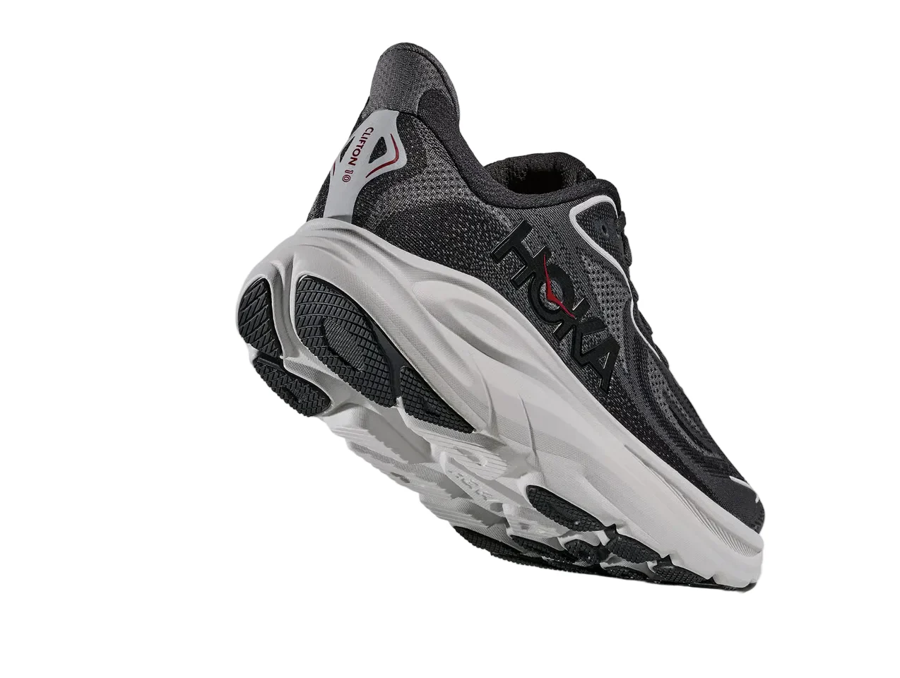 Hoka Clifton 10 Carbon Black Satellite Grey Men’s - Image 5
