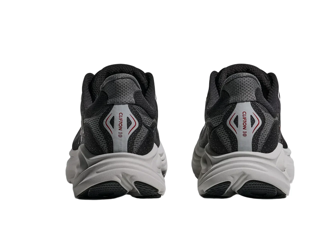 Hoka Clifton 10 Carbon Black Satellite Grey Men’s - Image 6