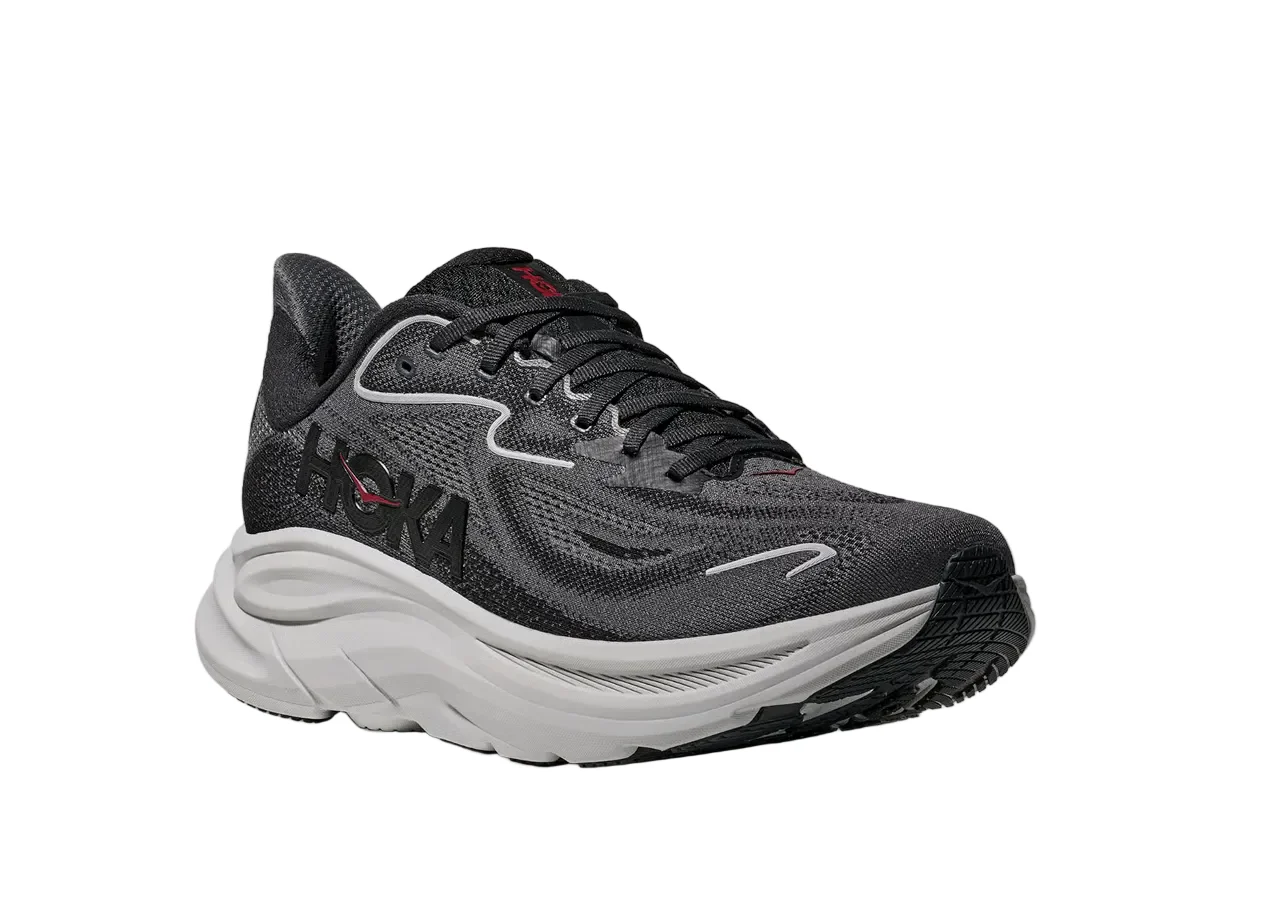 Hoka Clifton 10 Carbon Black Satellite Grey Men’s - Image 7