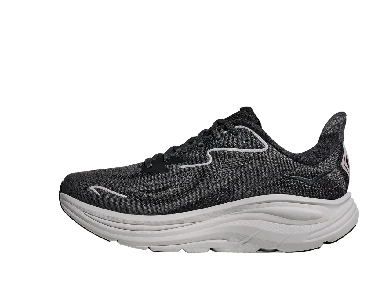 Hoka Clifton 10 Carbon Black Satellite Grey Men’s - Image 9