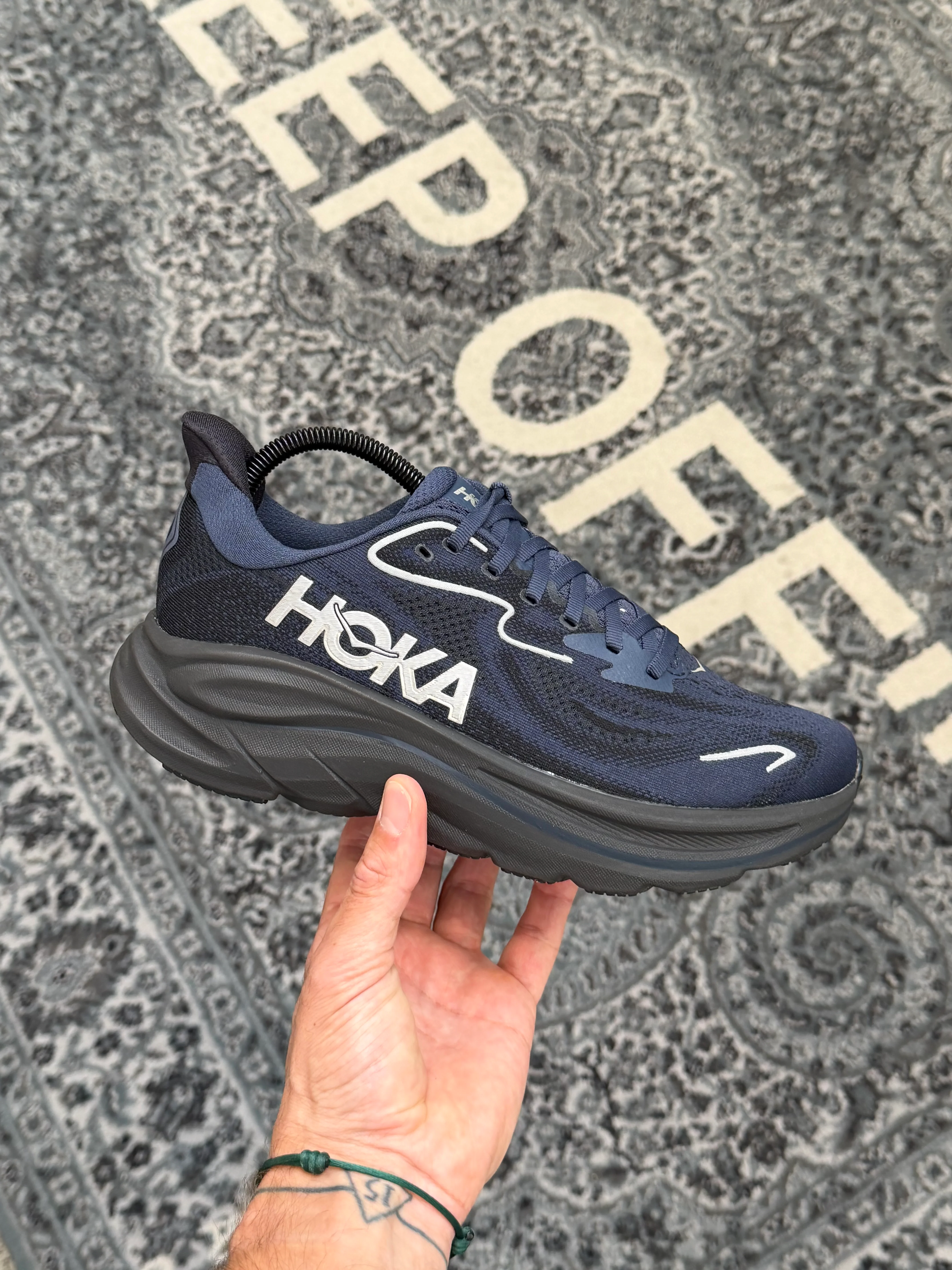 Hoka Clifton 10 Varsity Navy Black Men's - Image 2
