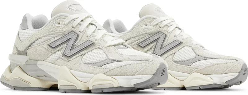 New Balance 9060 Sea Salt White Suede Pack - Image 3