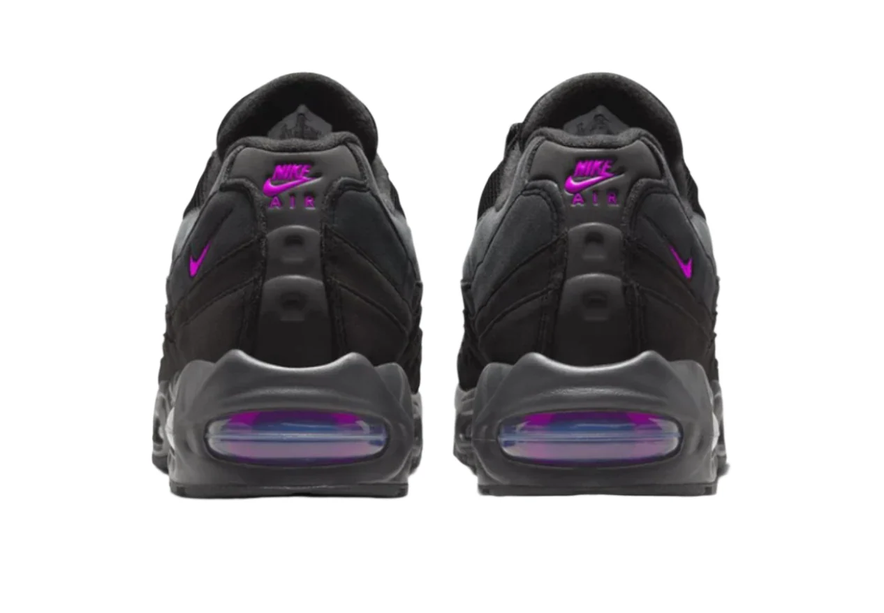 Nike Air Max 95 OG Big Bubble Black Vivid Purple - Image 4