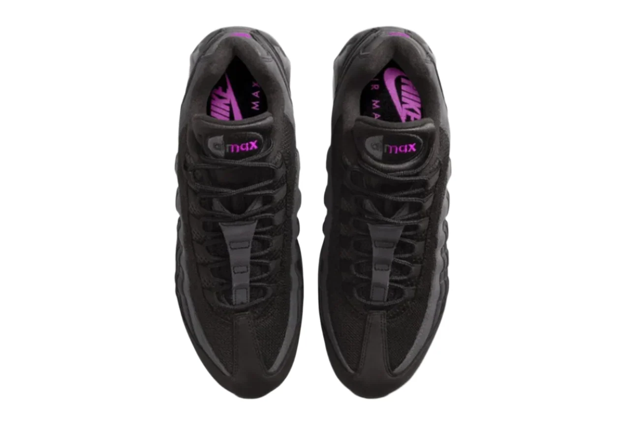 Nike Air Max 95 OG Big Bubble Black Vivid Purple - Image 5
