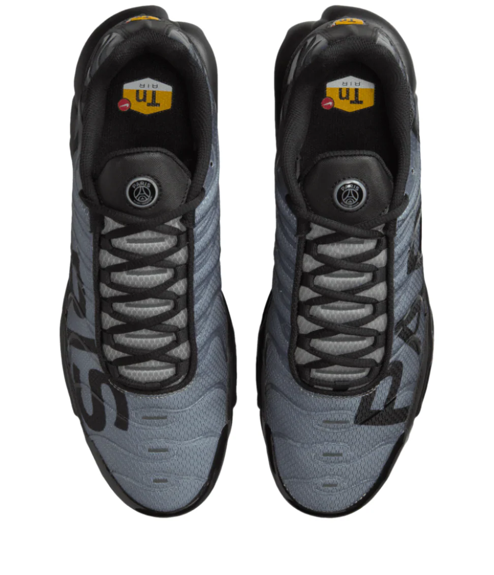 Nike Air Max Plus Tuned 1 Premium Paris Saint-Germain Black Particle Grey - Image 6