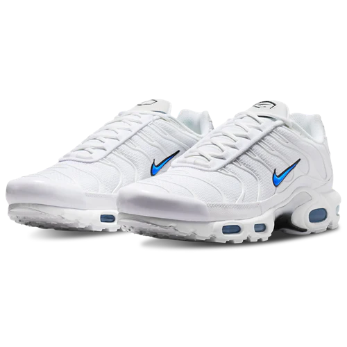 Nike Air Max Plus Tuned 1 White Blue Crystal Black - Image 2