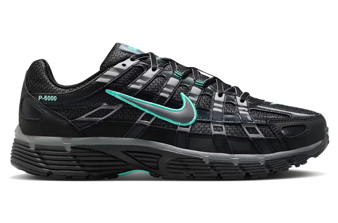 Nike P-6000 Black Hyper Turquoise Cool Grey