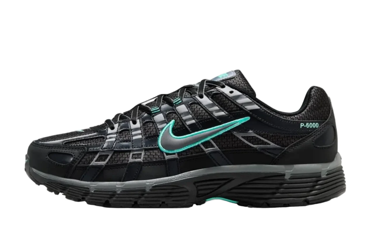 Nike P-6000 Black Hyper Turquoise Cool Grey - Image 3