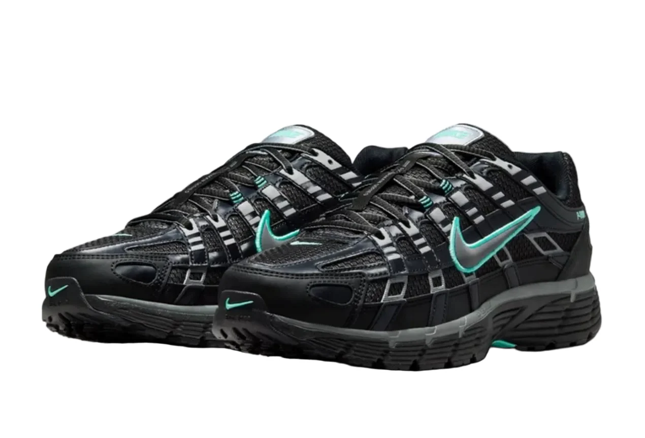 Nike P-6000 Black Hyper Turquoise Cool Grey - Image 4
