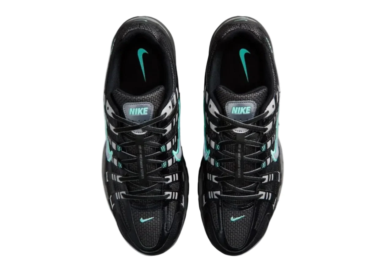 Nike P-6000 Black Hyper Turquoise Cool Grey - Image 6