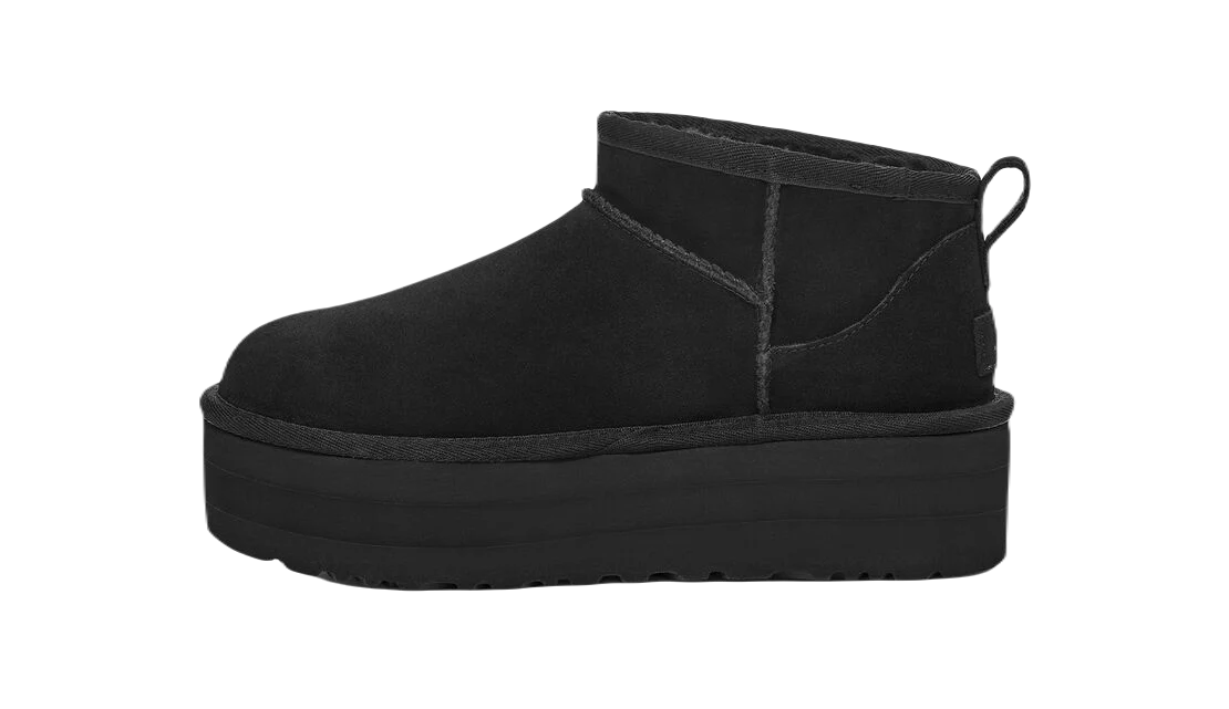 UGG Classic Ultra Mini Platform Boot Black Women's - Image 3