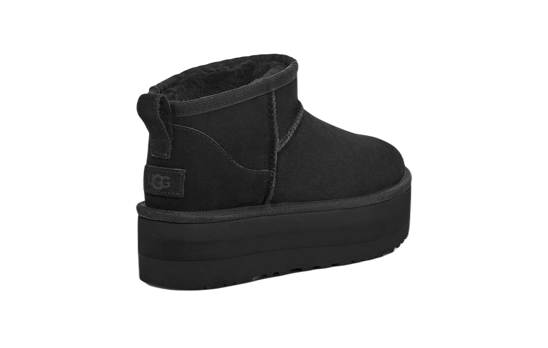 UGG Classic Ultra Mini Platform Boot Black Women's - Image 4