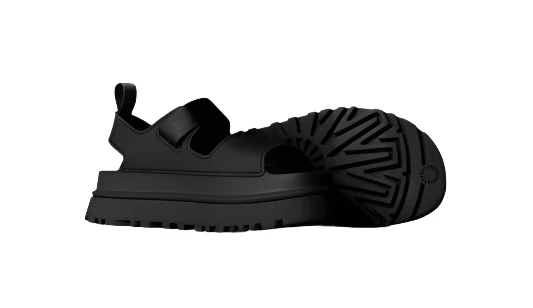 UGG GoldenGlow Sandal Black Women's - Image 3