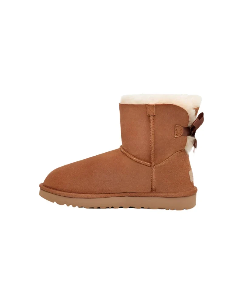 UGG Mini Bailey Bow II Boot Chestnut Women's - Image 4